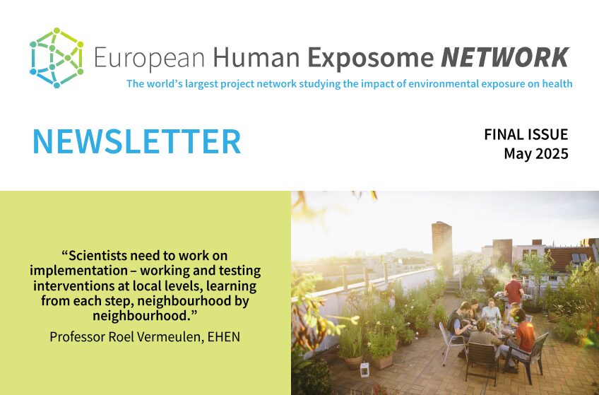 Snapshot of front cover of the EHEN Newsletter Final Issue May 2025